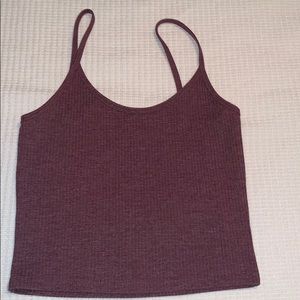 PacSun burgandy crop top